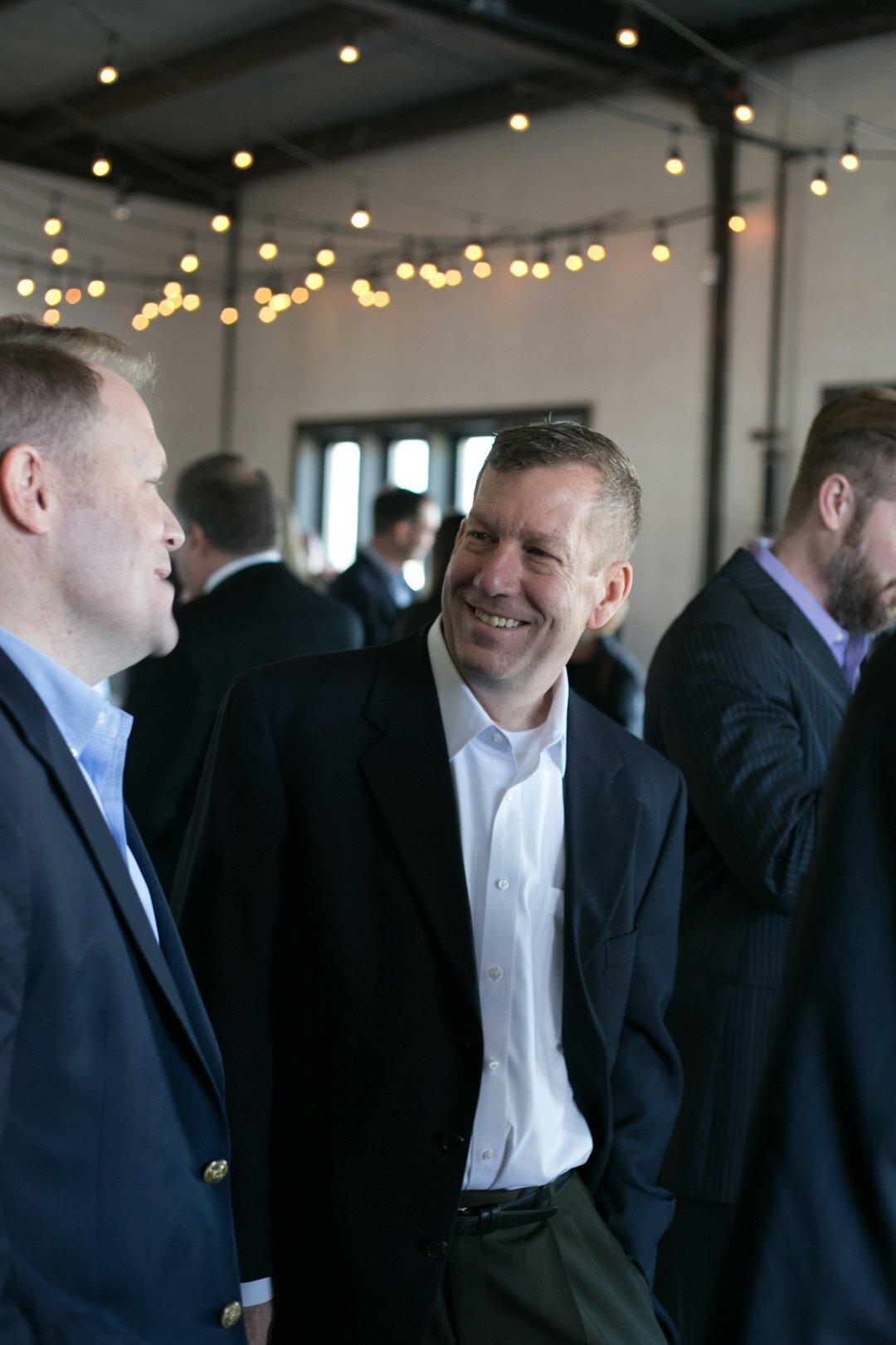 business people networking at event